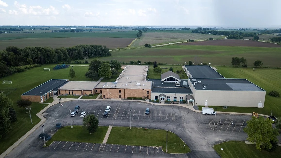 Aerial View of  School