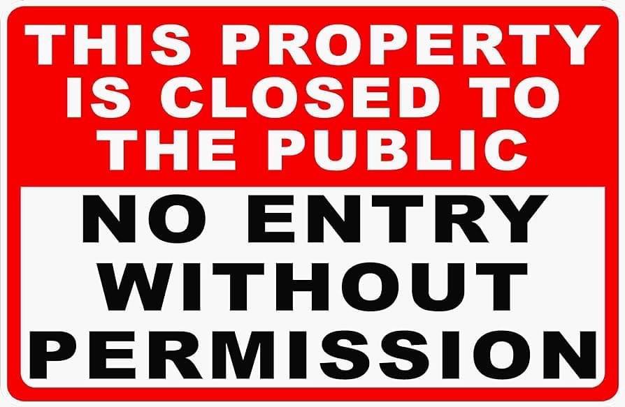 Sewer Pond Closed to the Public