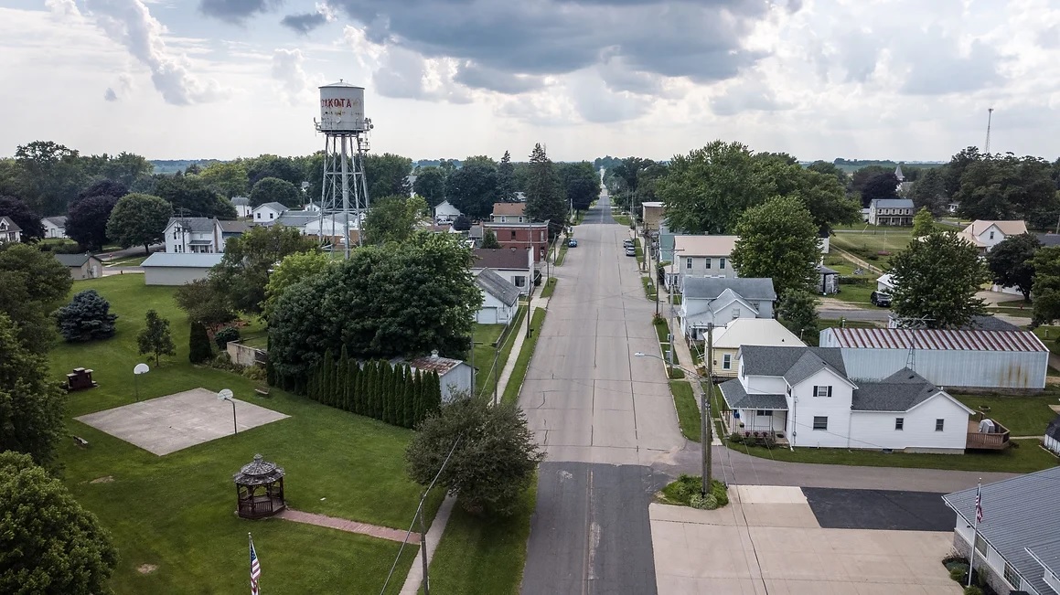 Aerial View of Main Street
